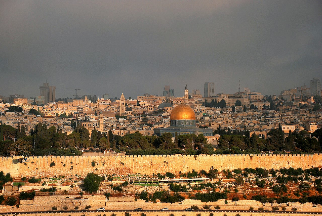 panoramic view of jerusalem old city